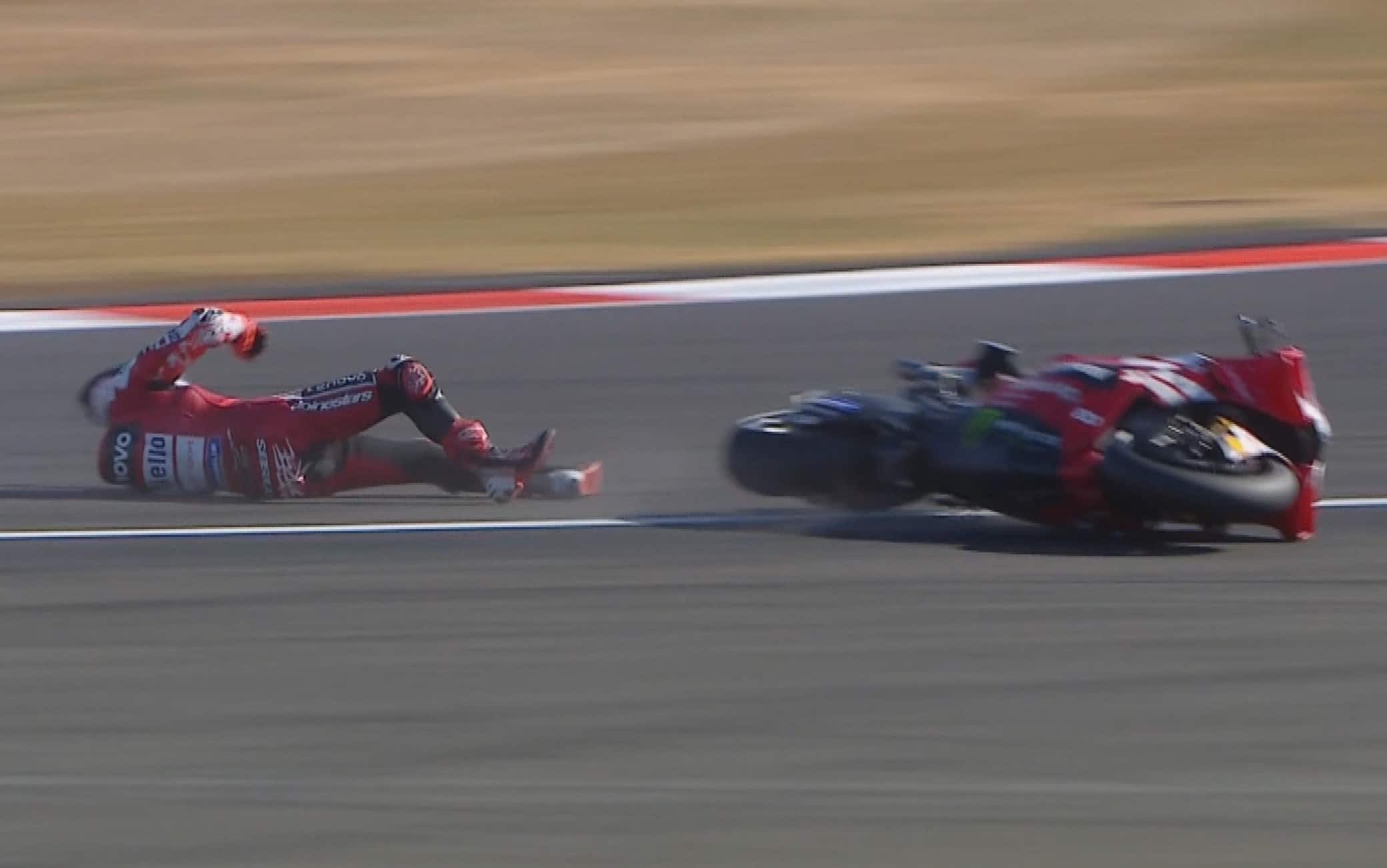 Bagnaia, caduta oggi nelle Pre-qualifiche del GP Silverstone. FOTO-VIDEO
