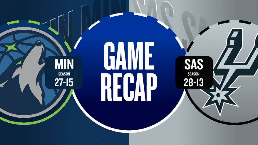 NBA Highlights: San Antonio-Minnesota 126-123
