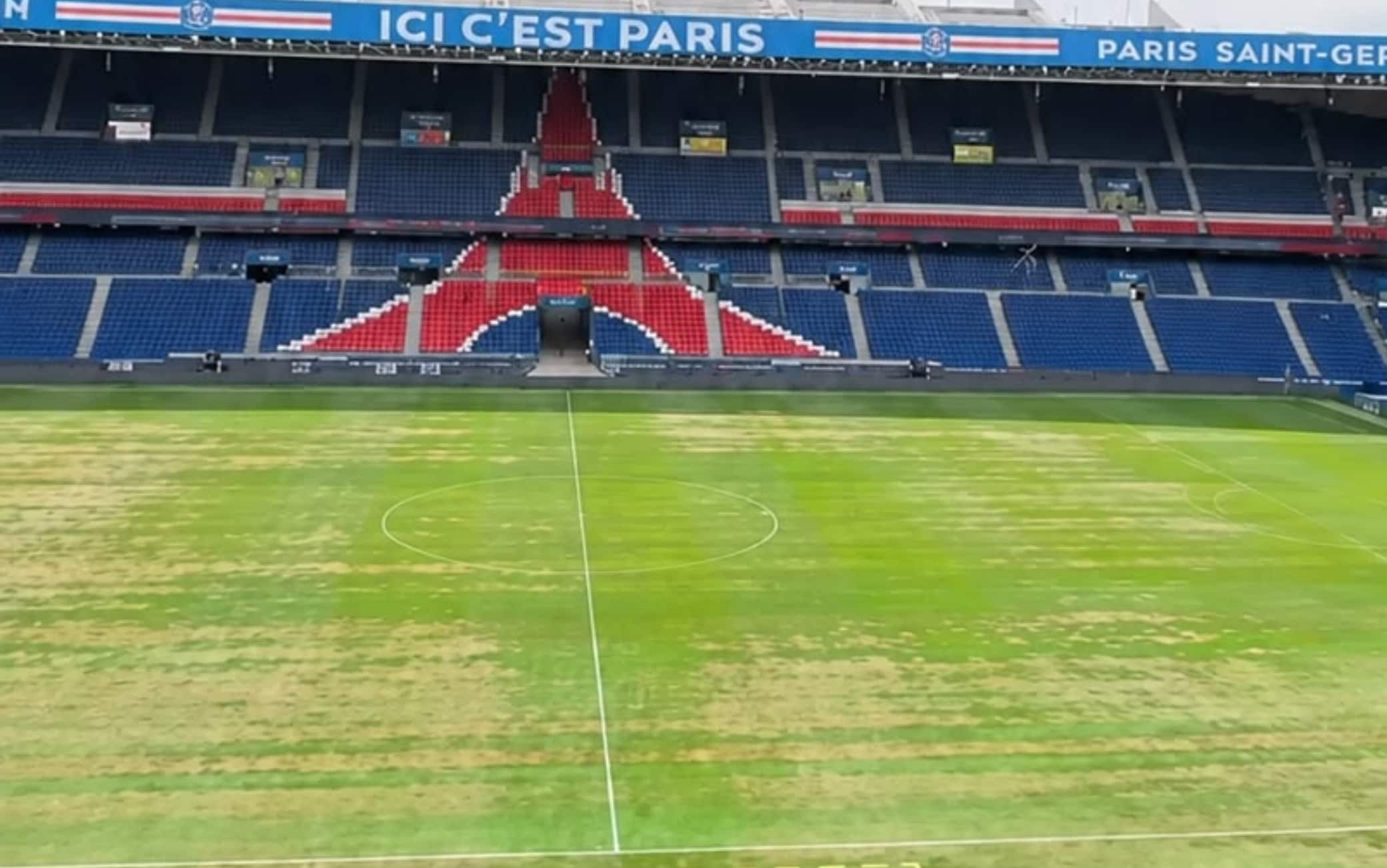 Psg, Parco dei Principi danneggiato dal caldo: la prima di Ligue 1 si giocherà a Rennes
