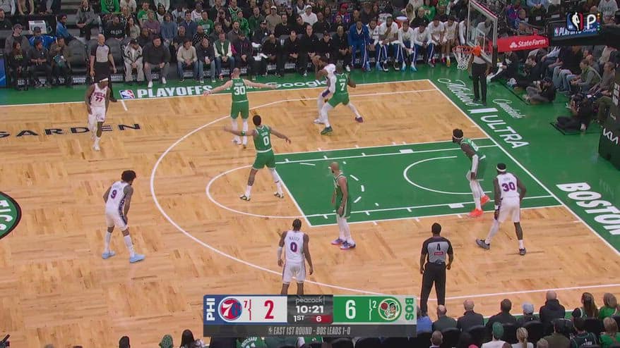NBA, 30 punti e 10 rimbalzi di VJ Edgecombe a Boston