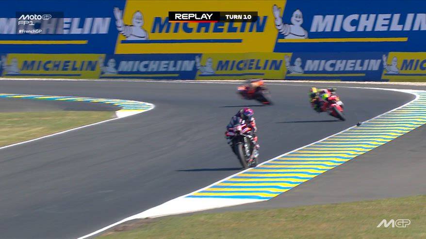 FP1 GP Francia, vola via un pezzo dall'Aprilia di Martin
