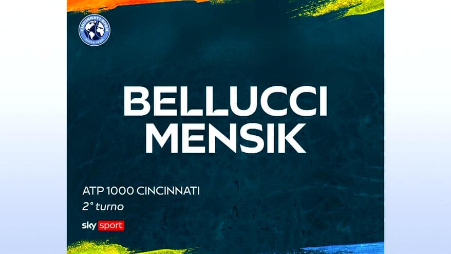 Bellucci-Mensik: highlights Atp Cincinnati. VIDEO