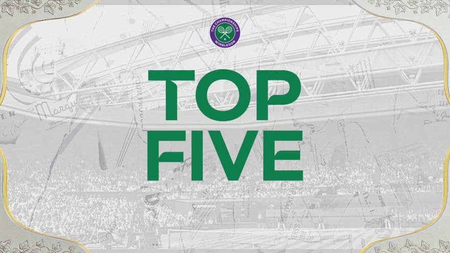 Wimbledon, la top 5 colpi del Day-3