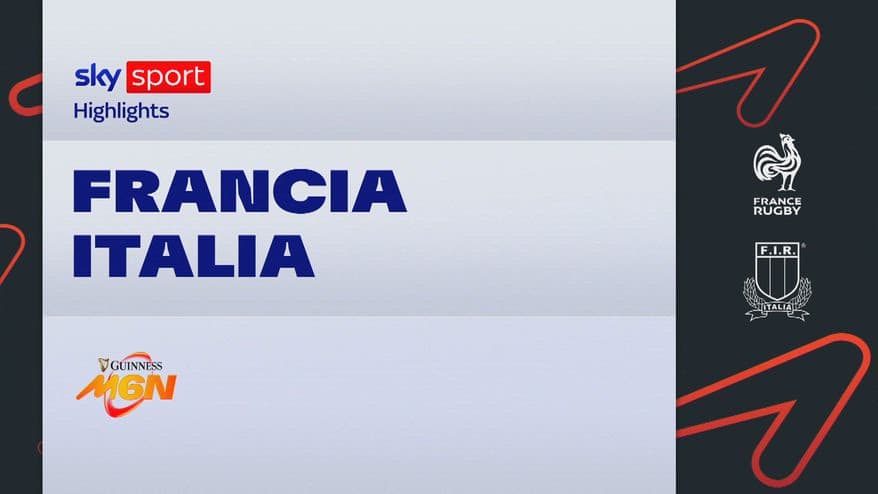 Francia-Italia: highlights Sei Nazioni