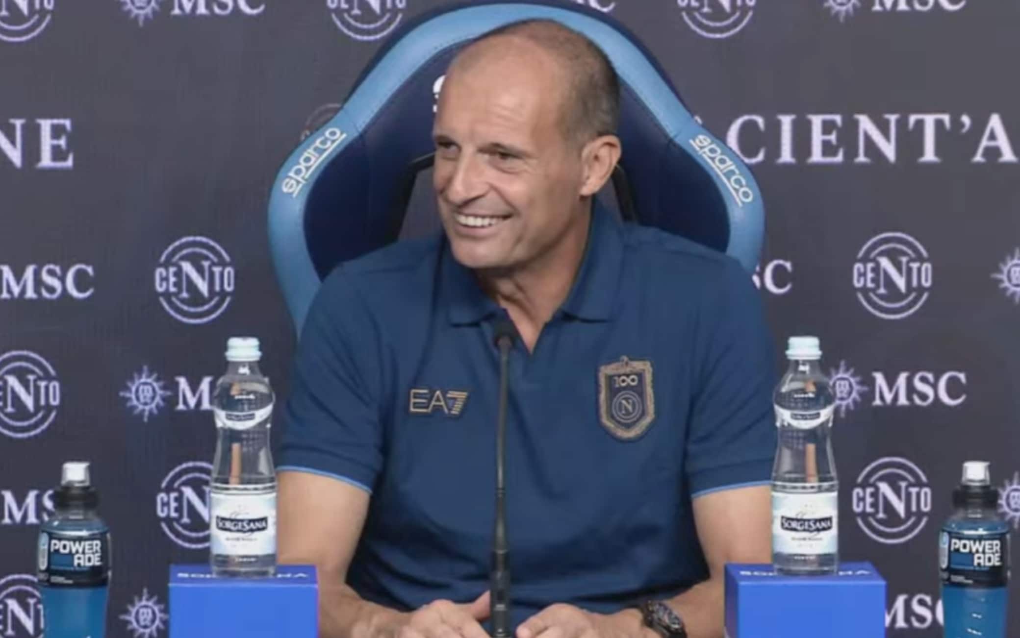 Inter-Napoli, Allegri in conferenza LIVE: le parole in diretta alle 14