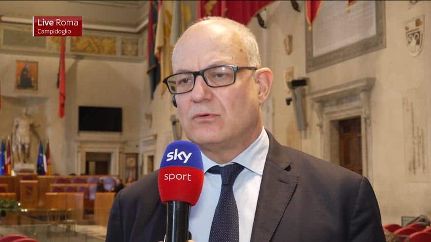 Roma, Gualtieri: "La prima pietra del nuovo stadio nel 2027"