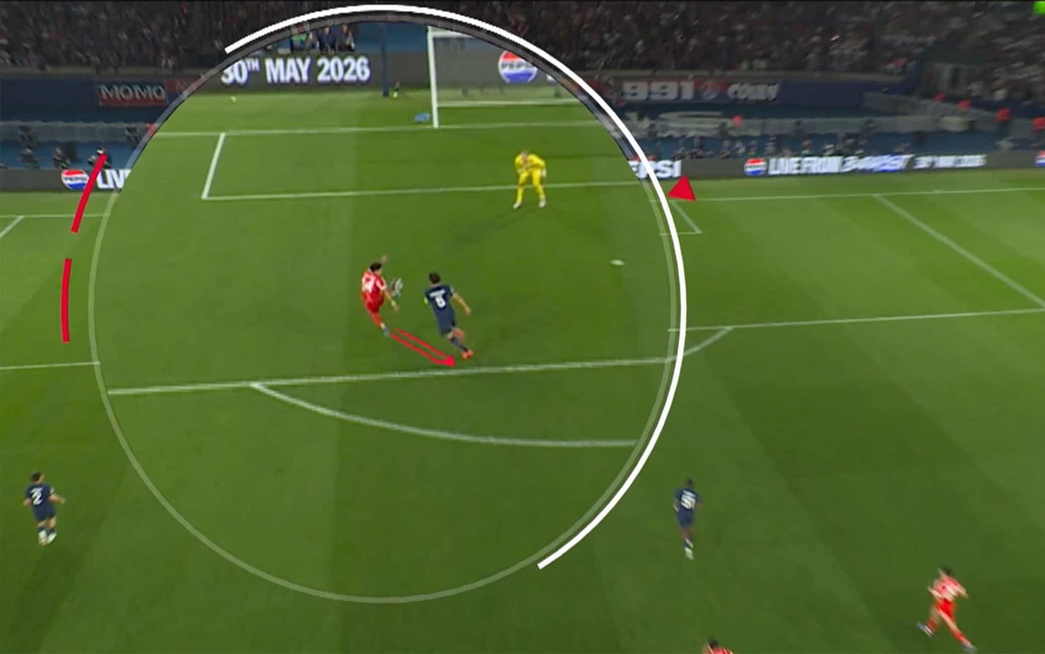 Diaz, il video dello stop e del gol in Psg-Bayern rivisto da Del Piero: Sky Sport Skill