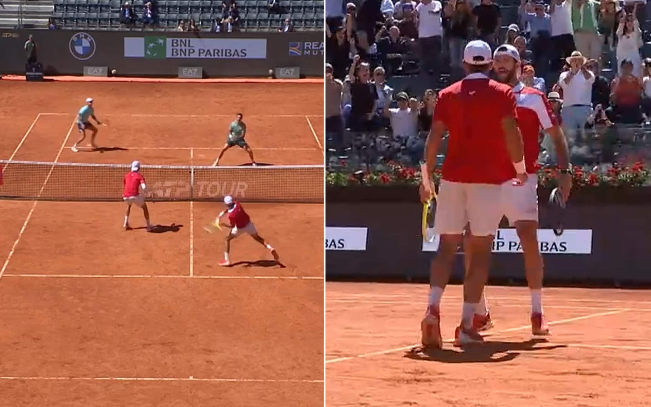 Bolelli/Vavassori, punto splendido nella finale degli Internazionali BNL d'Italia