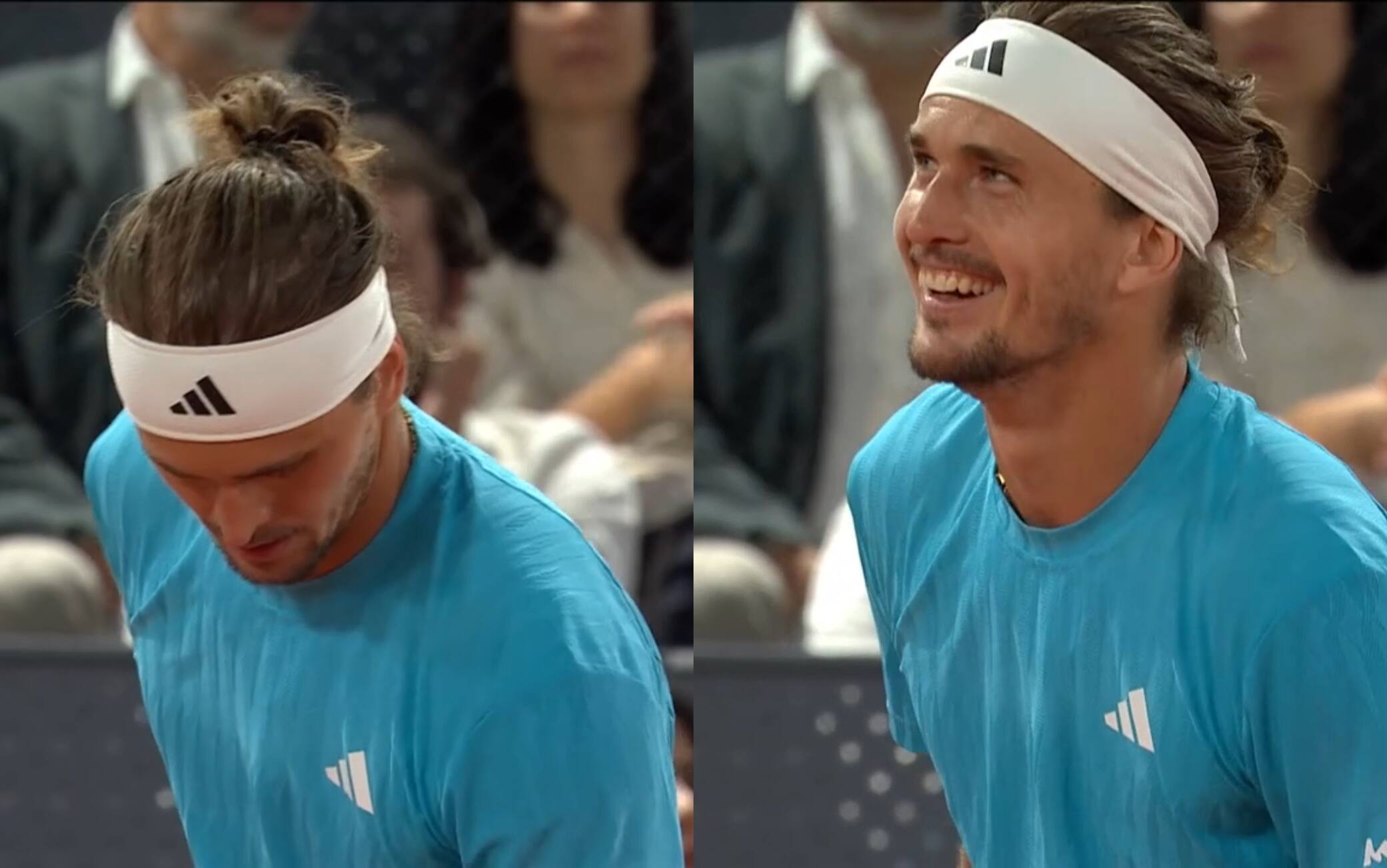 "Vamos Sinner!": l'urlo sul match point fa sorridere Zverev. VIDEO
