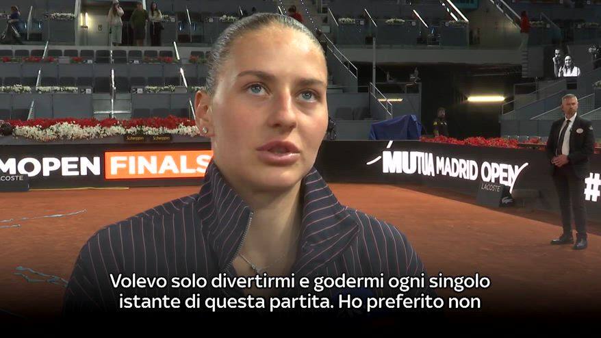 Kostyuk: "Mi sono goduta ogni istante della finale"