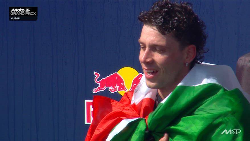 GP Brasile, l'inno italiano per Bezzecchi sul podio