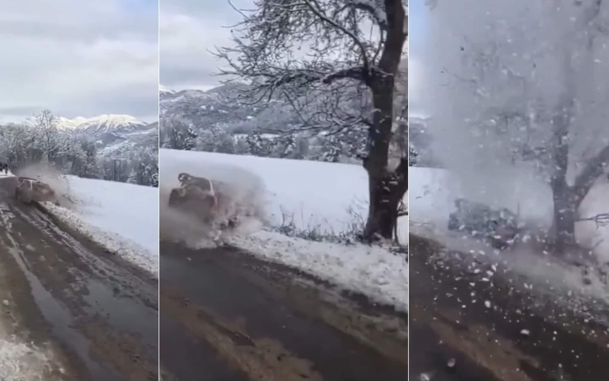 Rally Monte-Carlo 2026: Pajari contro un albero. Il video dell'incidente