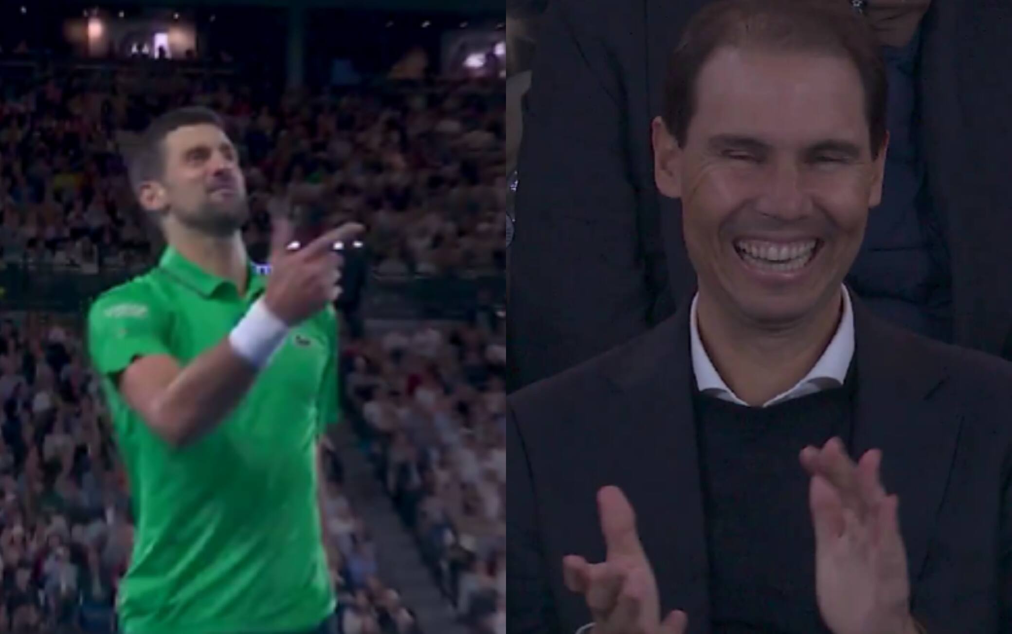 Djokovic a Nadal durante la finale degli Australian Open: "Rafa, vuoi giocarla?"