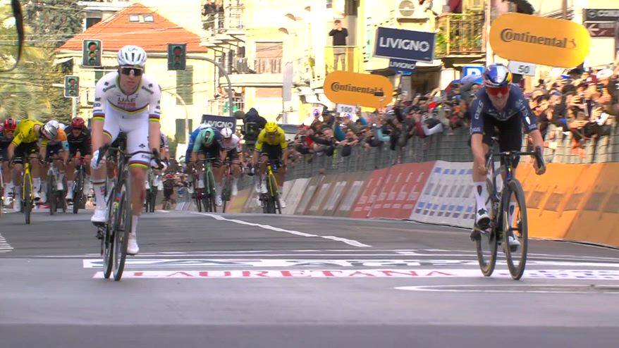 Tadej Pogacar ha vinto la Milano-Sanremo 2026