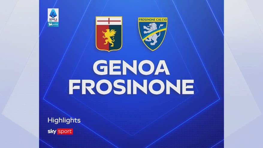 Genoa-Frosinone 1-1: gol e highlights
