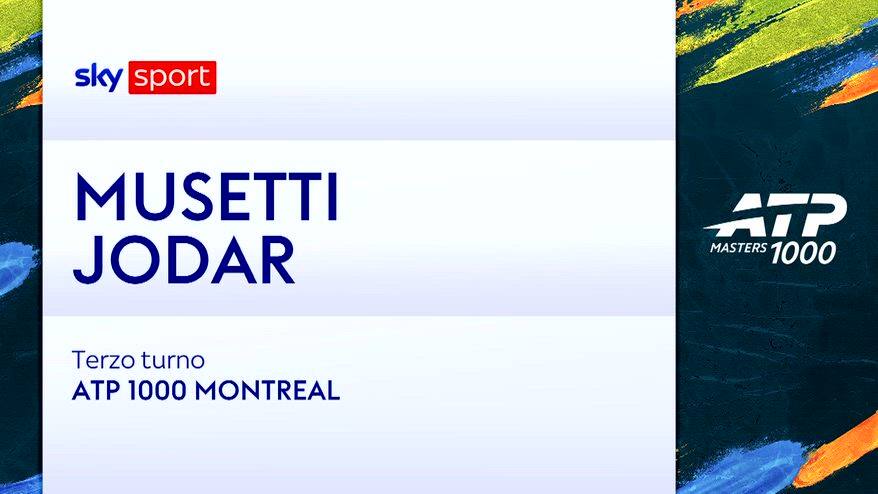 Musetti-Jodar: highlights Atp Montreal
