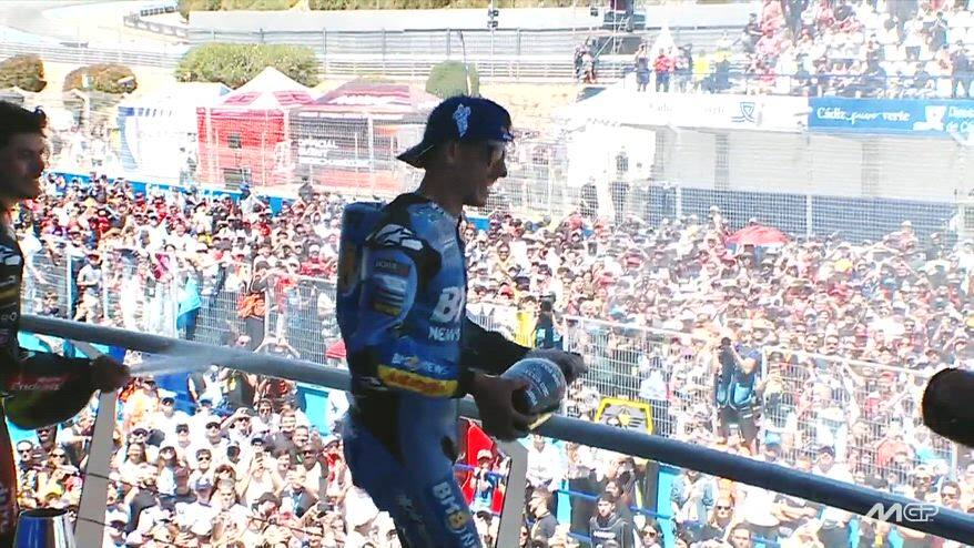 Alex Marquez vince a Jerez: gli "Happy moments" del weekend