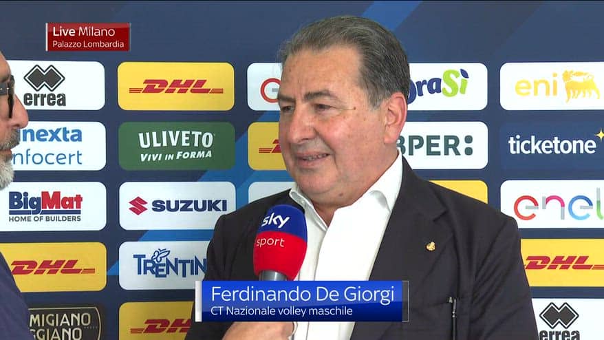 L'estate azzurra del volley: le parole di Fefè De Giorgi
