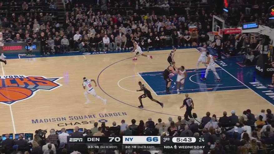 NBA, 42 punti di Jalen Brunson contro Denver