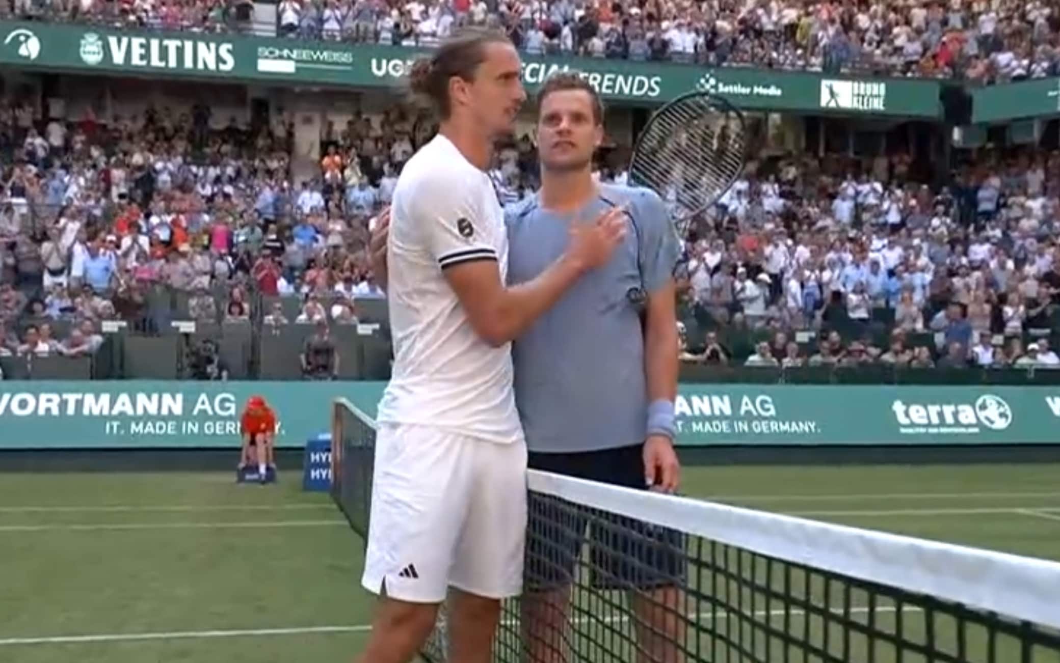 Zverev-Hanfmann: highlights Atp Halle. VIDEO