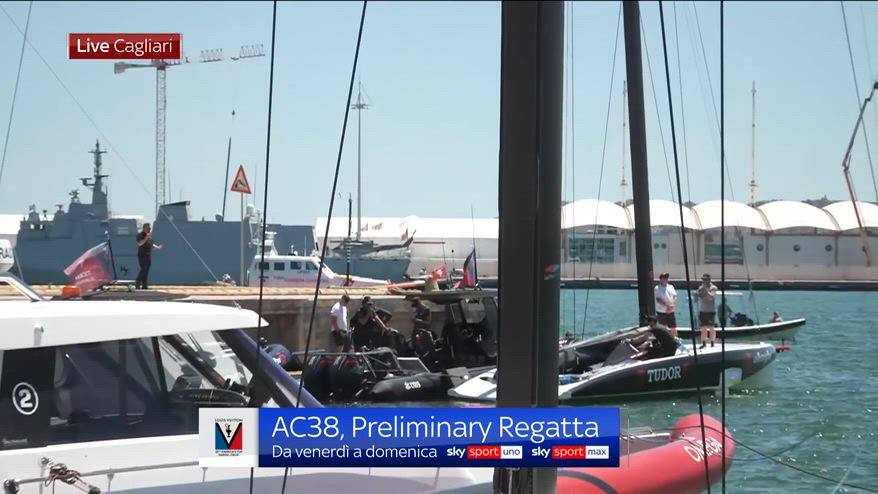 America's Cup, domani la prima regata preliminare a Cagliari