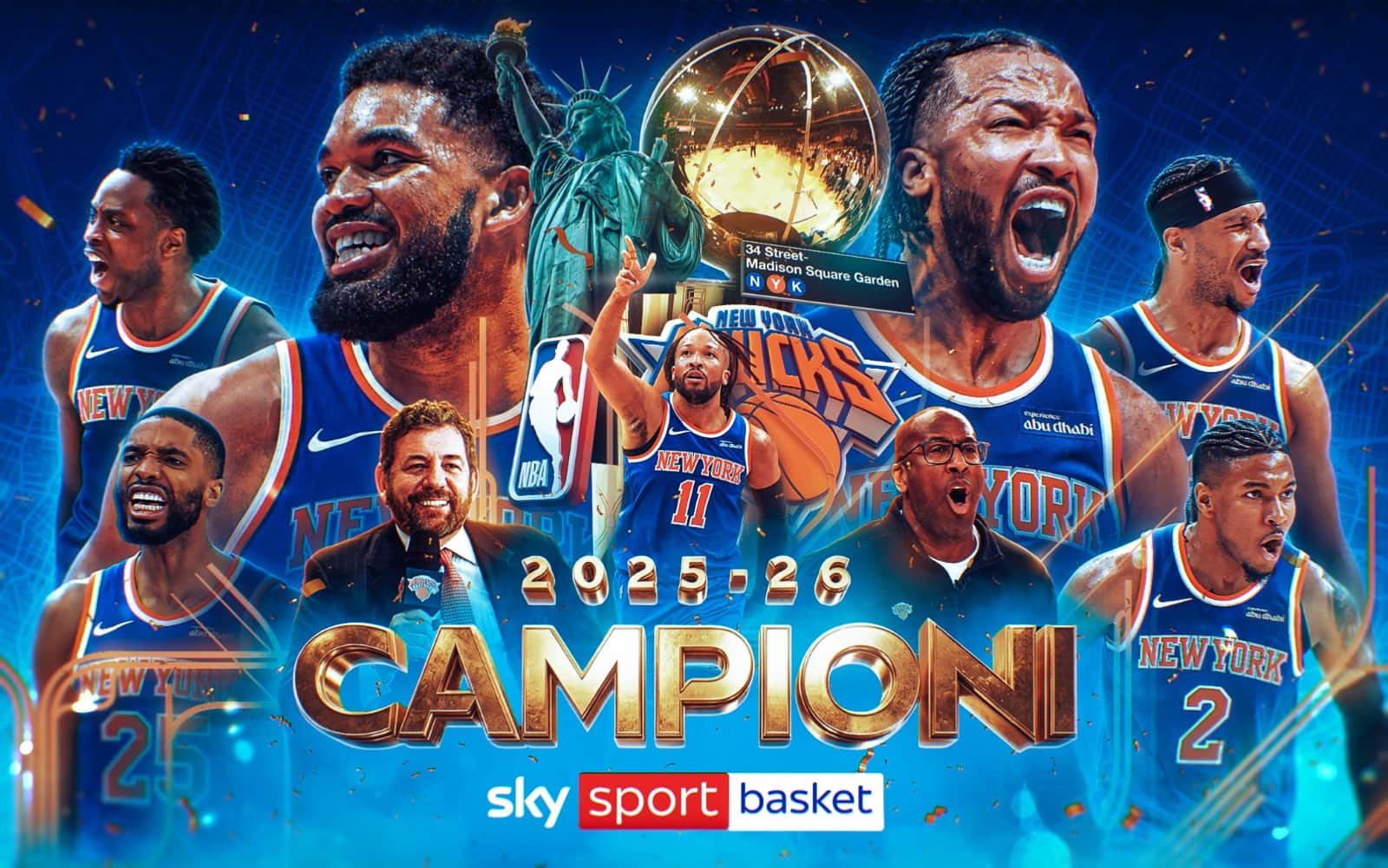 NBA Finals, i New York Knicks vincono gara-5 a San Antonio e sono campioni dopo 53 anni