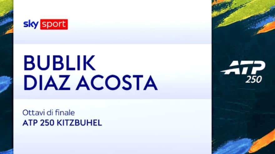 Bublik-Diaz Acosta: highlights Atp Kitzbuhel