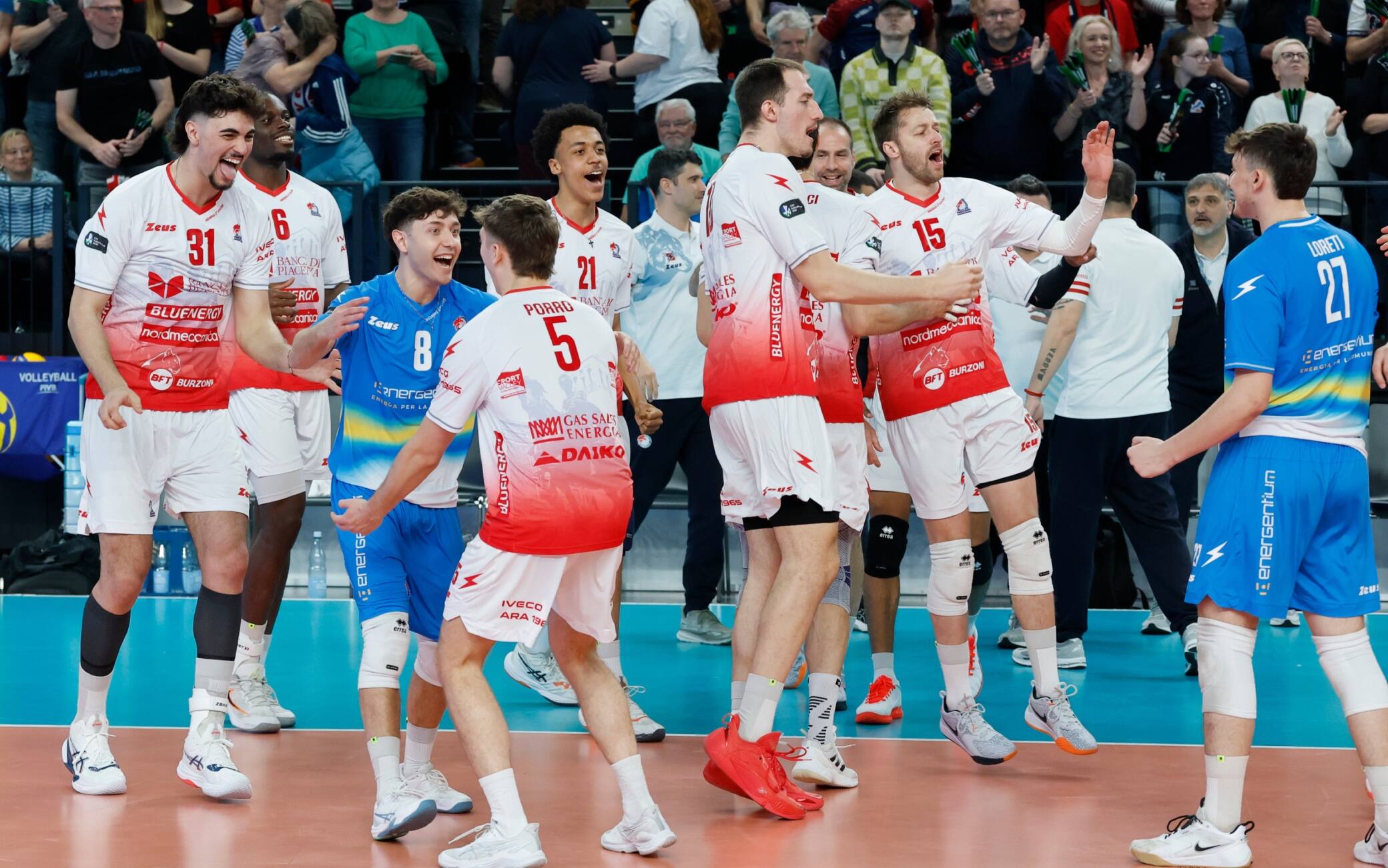 Volley, Piacenza vince la Cev Cup: battuto il Luneburg in finale