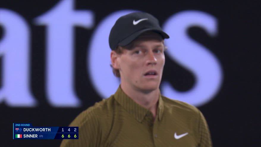 Sinner-Duckworth: il match point all'Australian Open