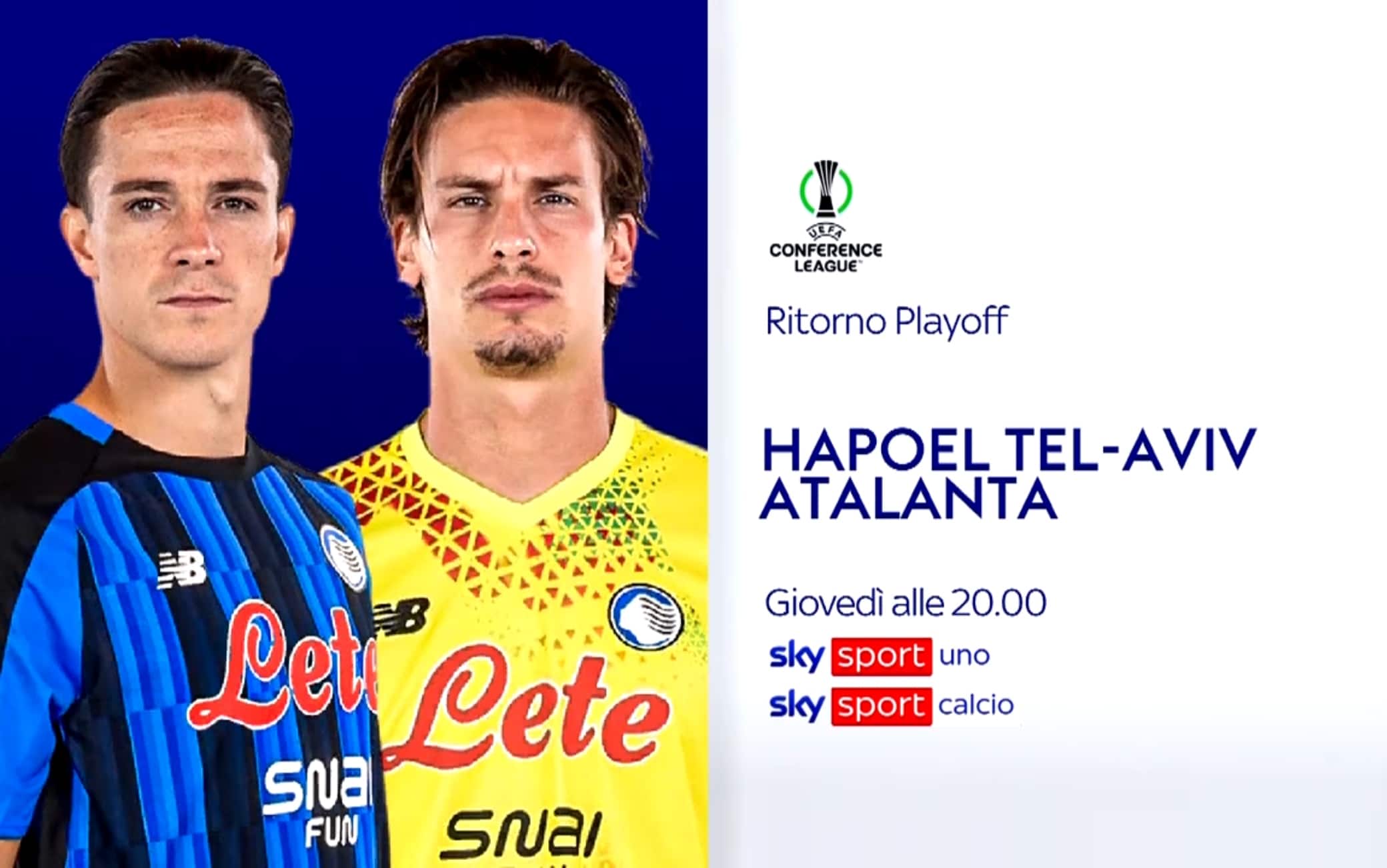 Hapoel Tel Aviv-Atalanta in tv e streaming: dove vedere la gara di Conference League