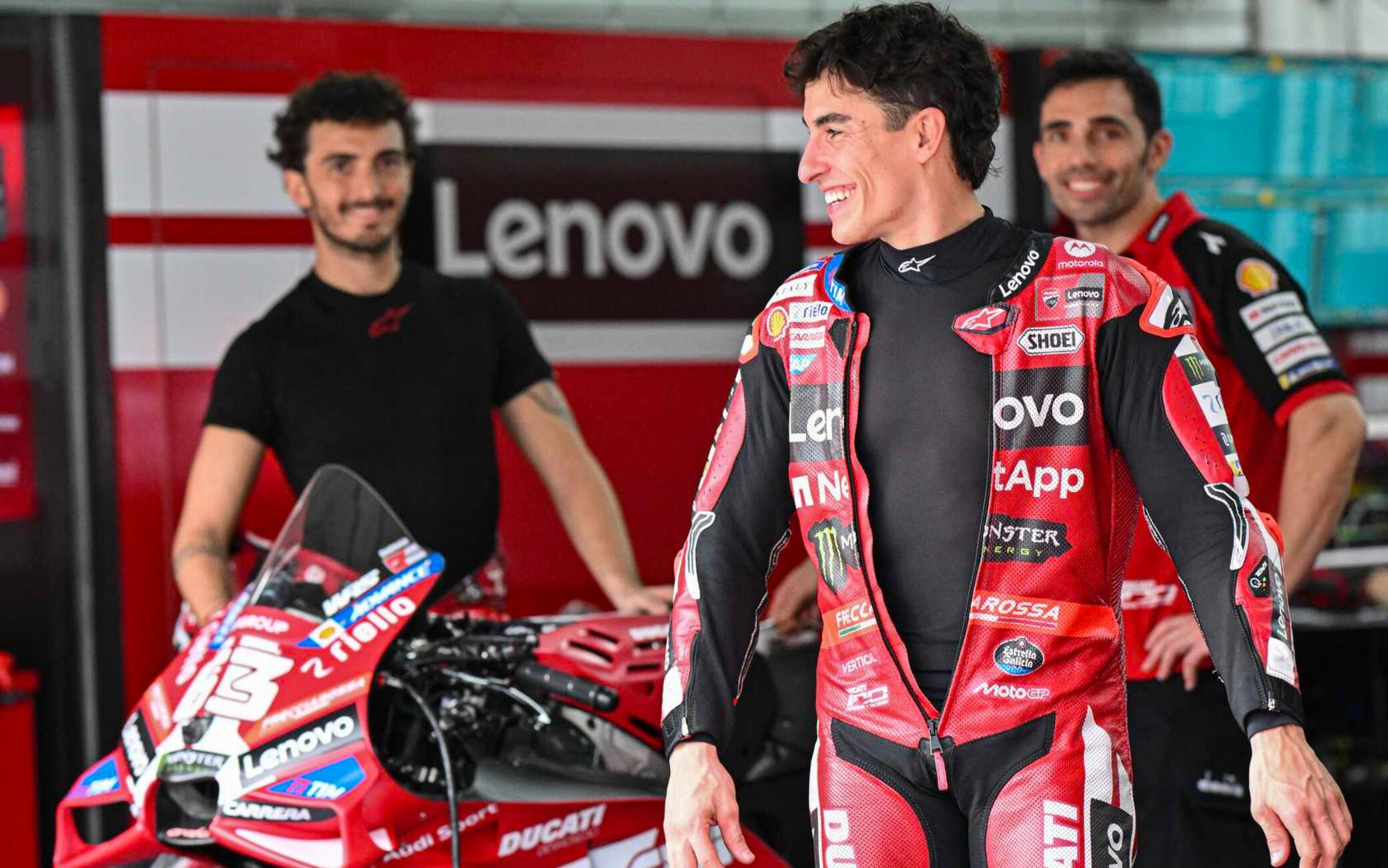 Marc Marquez (Ducati) ai test MotoGP: "L'aerodinamica oggi è la nostra priorità"