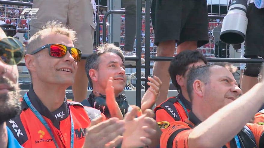 Minì vince la Sprint Race del GP d'Ungheria: l'inno italiano