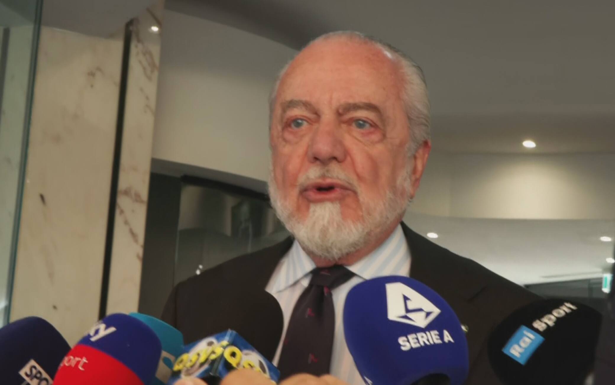 De Laurentiis: "Malagò uomo giusto, Abete non è adatto"