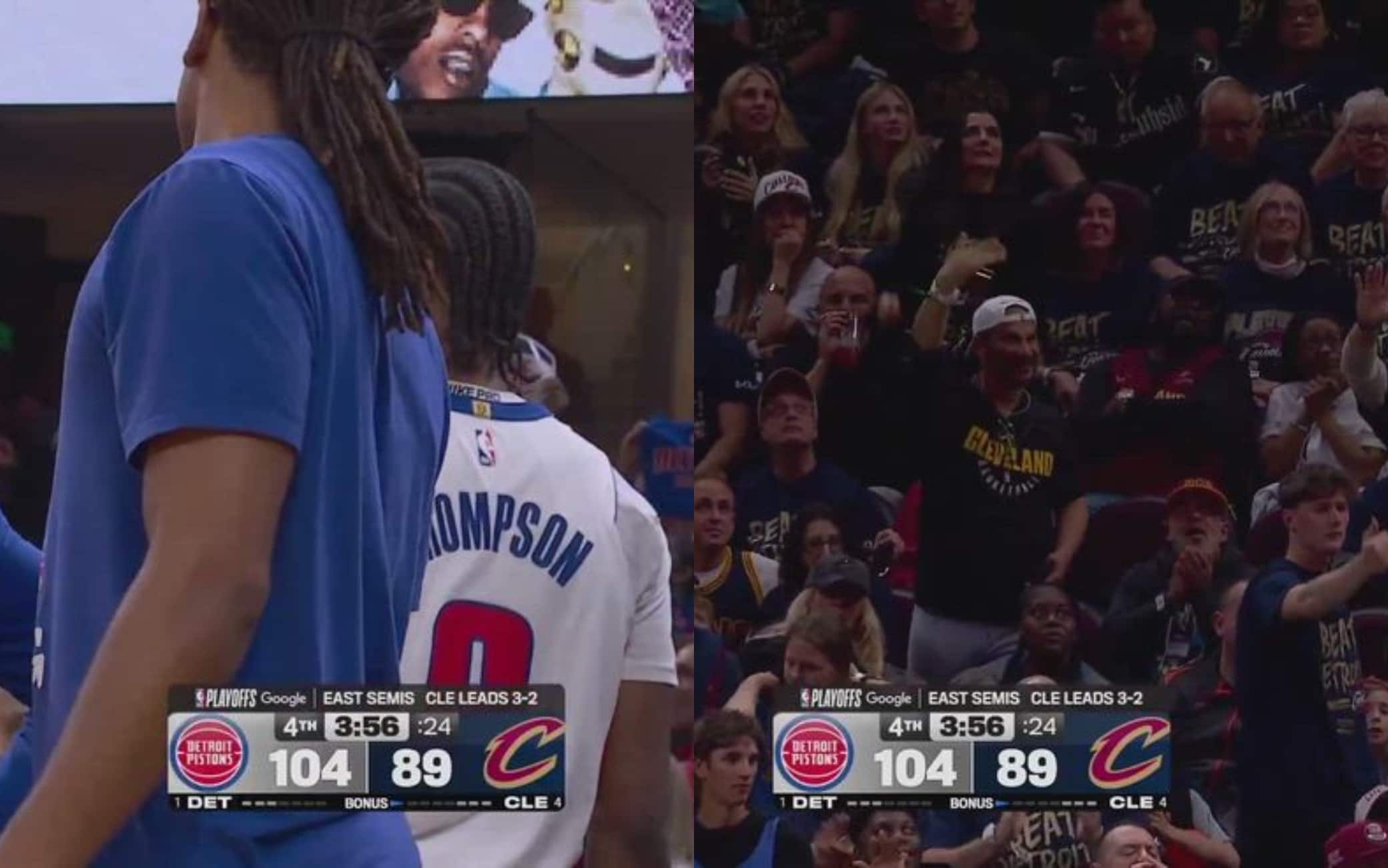 NBA, Ausar Thompson domina in difesa ma esce per falli: i tifosi di Cleveland esultano