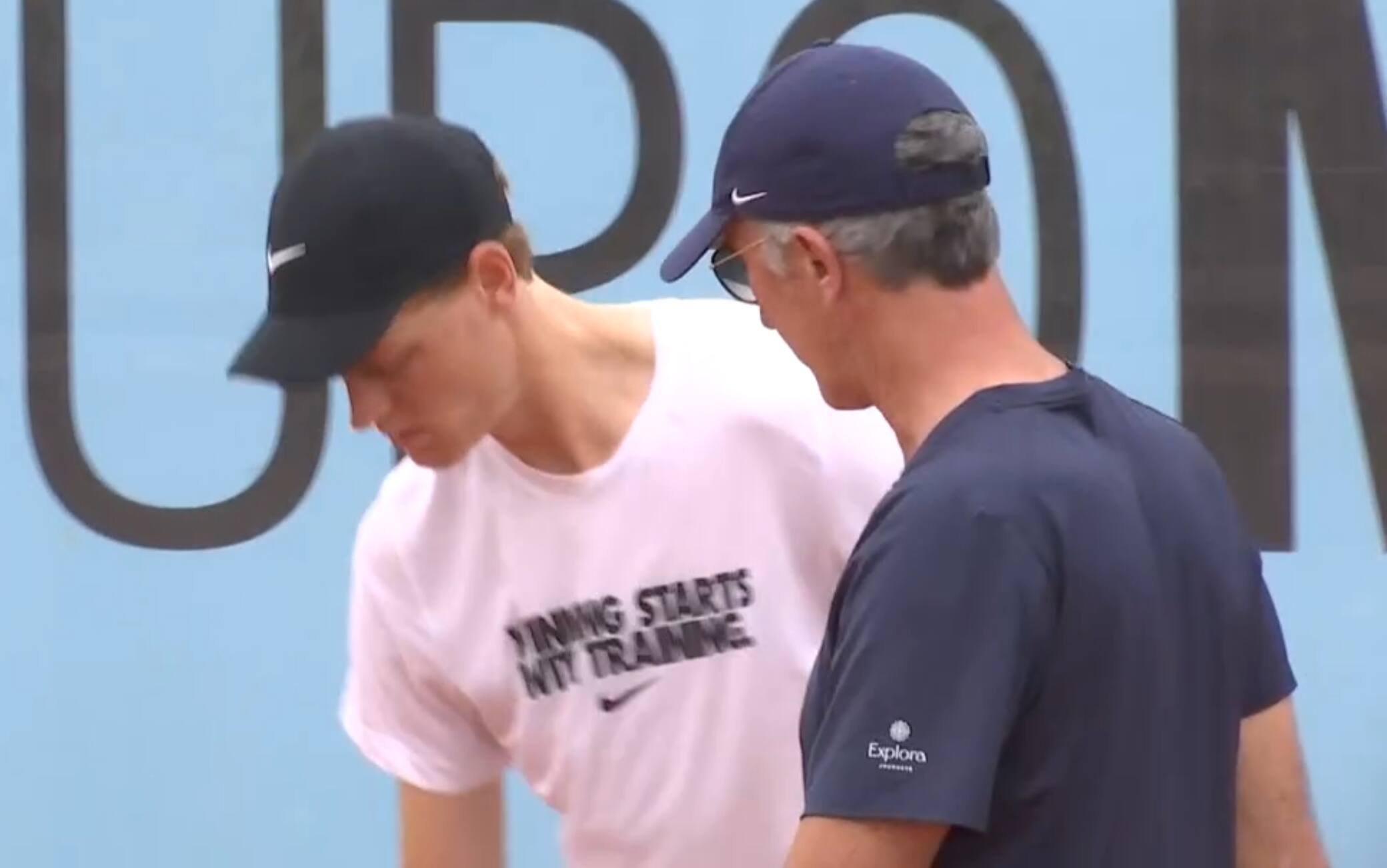 L'allenamento di Sinner all'Atp Madrid: c'è anche Darren Cahill. VIDEO