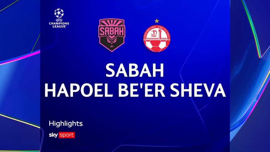 Sabah Baku-Hapoel Beer Sheva 5-2: gol e highlights