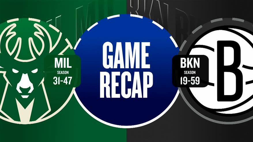 NBA Highlights: Brooklyn-Milwaukee 96-90
