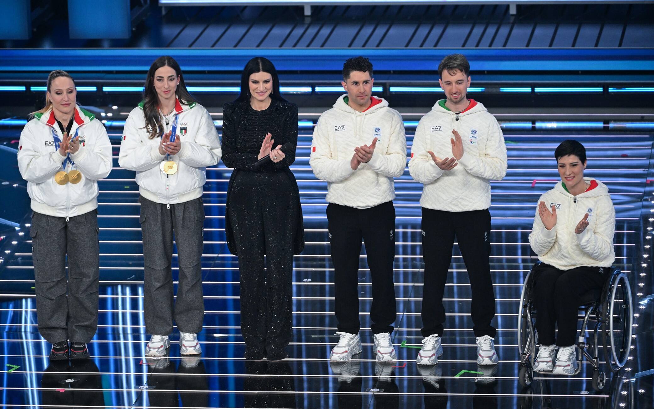 Francesca Lollobrigida e Lisa Vittozzi ospiti a Sanremo 2026 dopo le Olimpiadi | Sky Sport