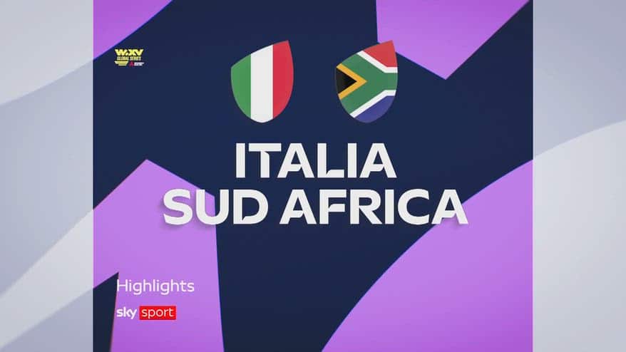 WXV Global Series, Italia-Sudafrica 41-29: gli highlights