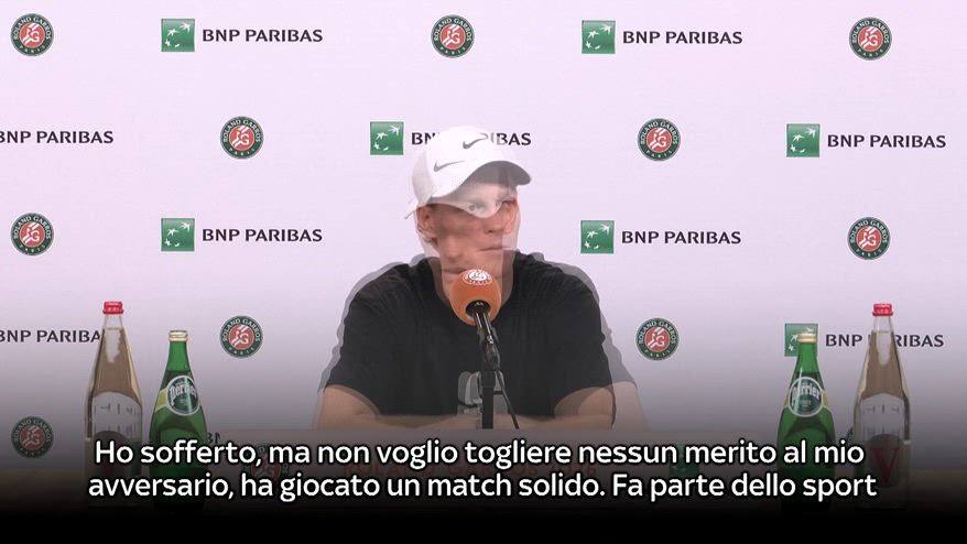 Sinner: "Ero senza energie, ci ho provato e sono crollato"