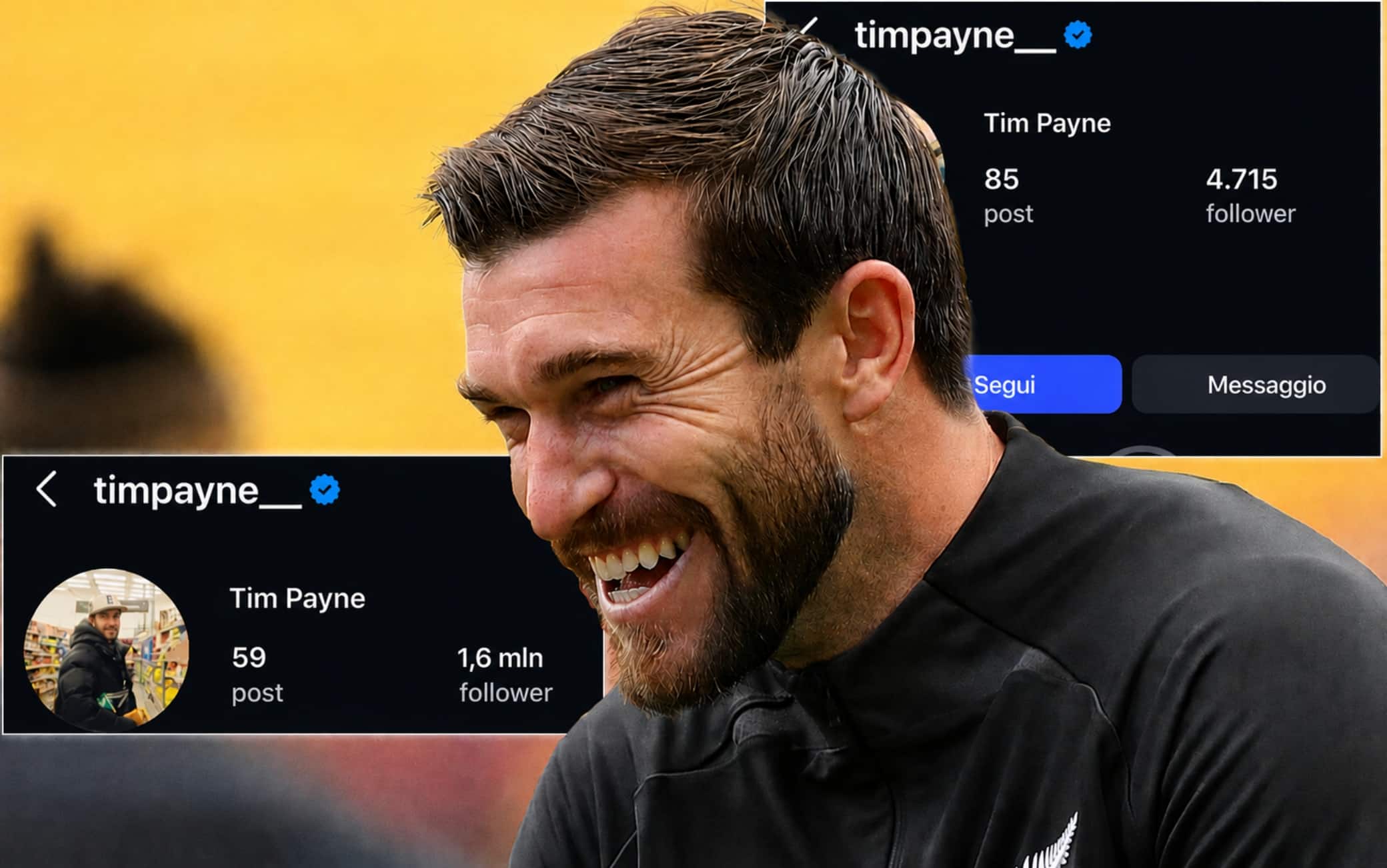 Da 4 mila follower a un milione: Tim Payne, lo sconosciuto diventato l'idolo dei Mondiali