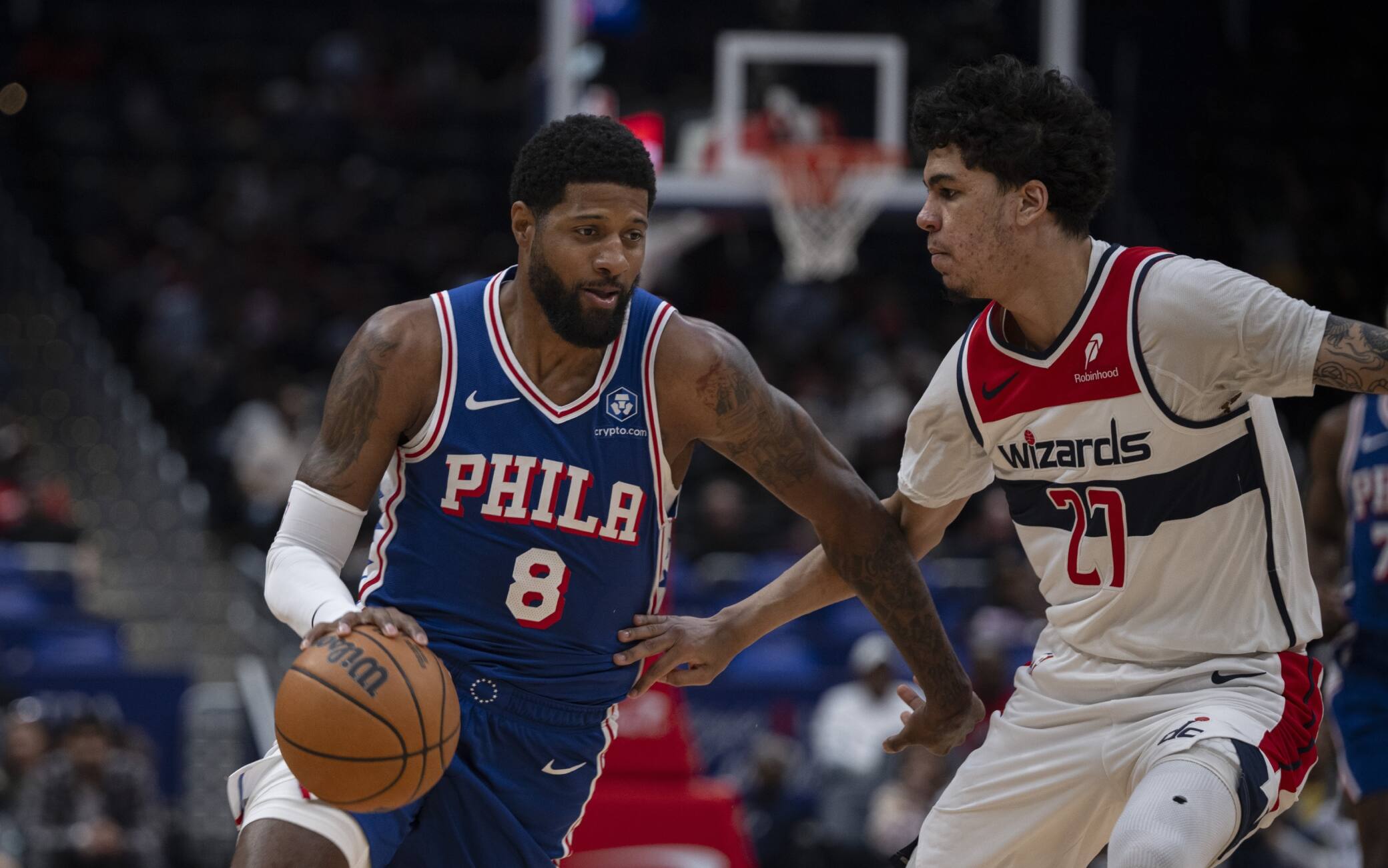 NBA, a Washington si rivede un super Paul George: season high da 39 punti e vittoria 