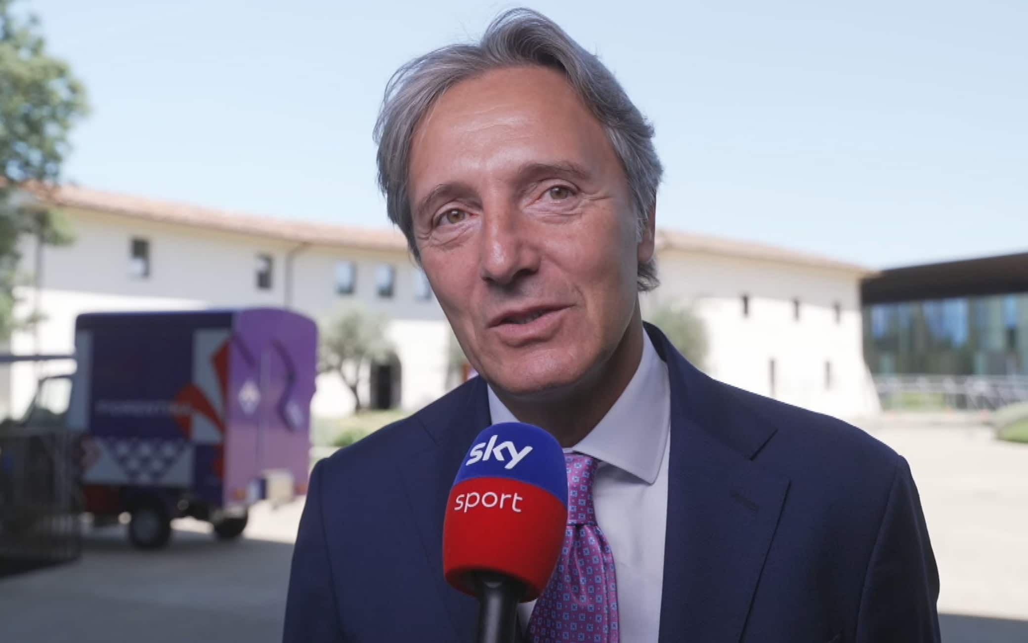 Fiorentina, Dg Ferrari a Sky: "Vogliamo fare un bel lavoro. Viaggio Usa? Siamo carichi"