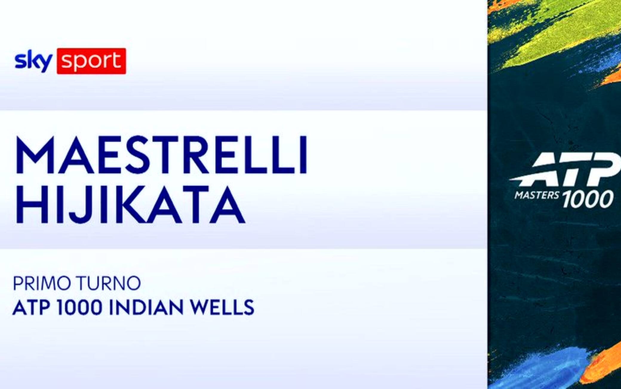 Maestrelli-Hijikata: highlights Atp Indian Wells