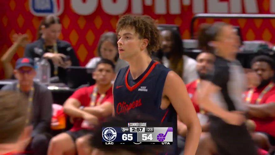 I Clippers scoprono Keaton Wagler: 23 punti contro Utah