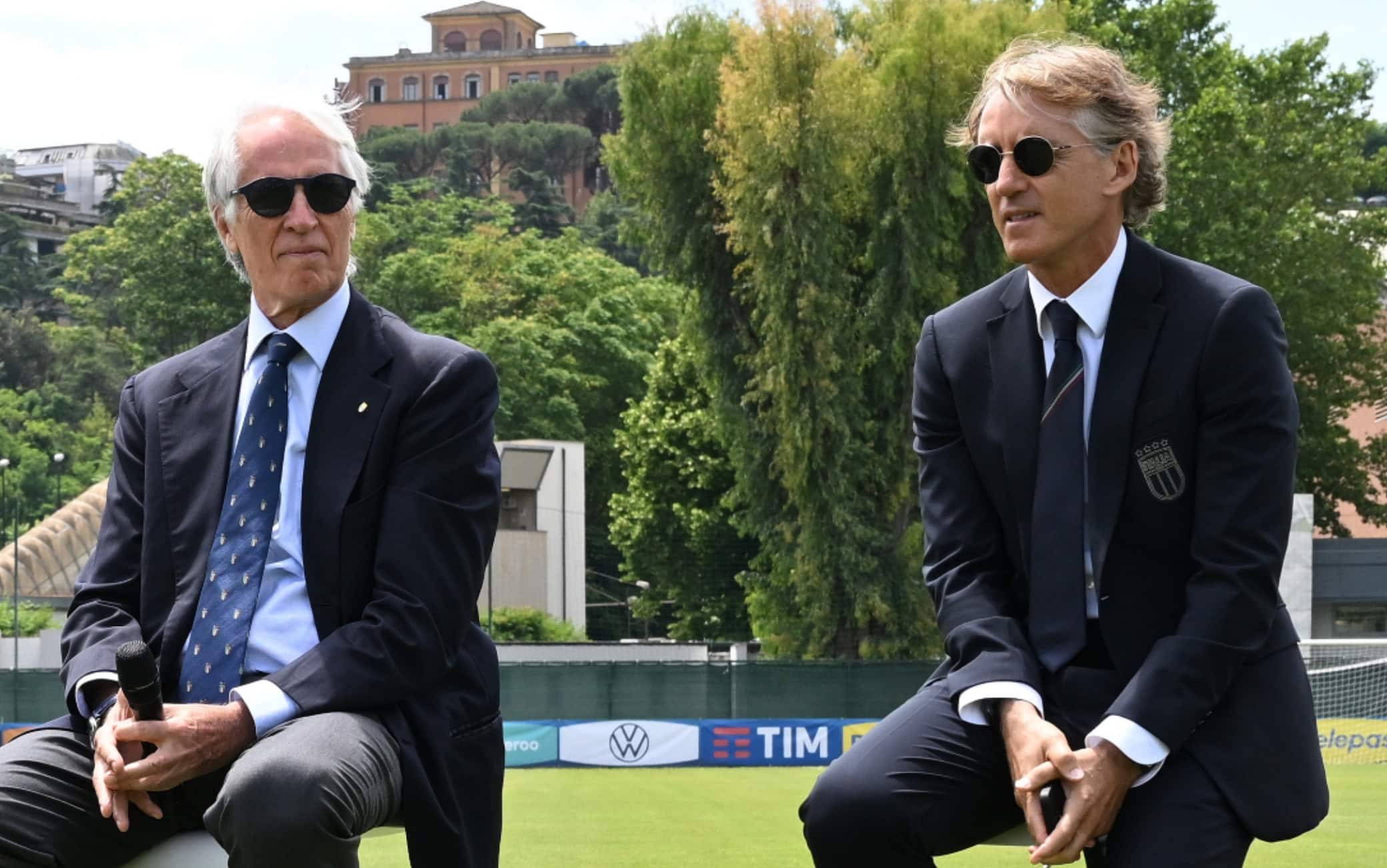 Malagò: "Ct Italia all'assemblea Serie A? Non penso". Mancini: "Nessun contatto"