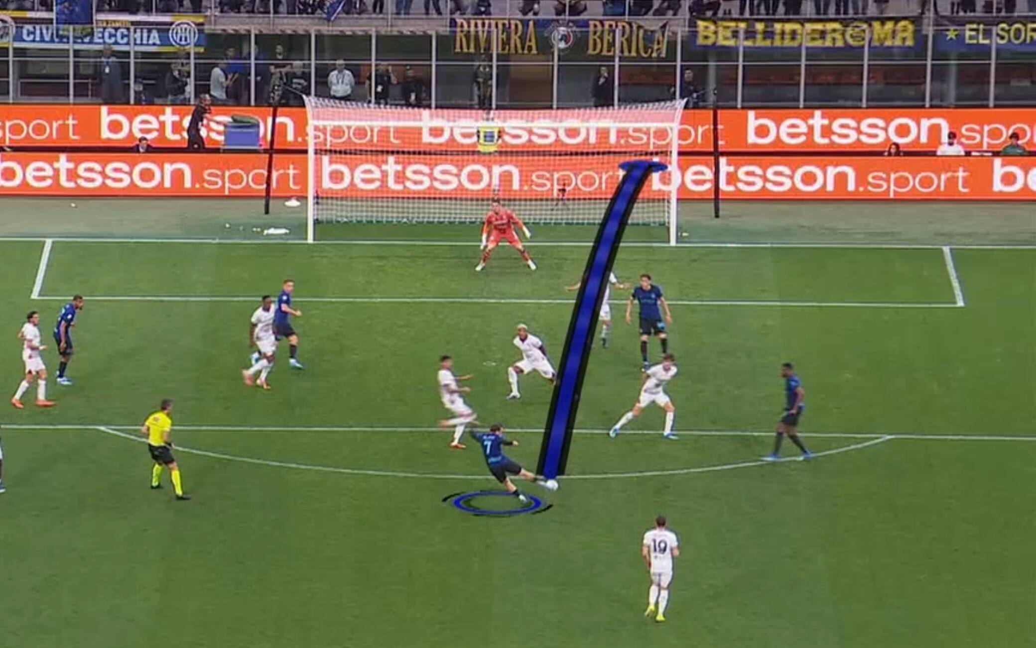 Inter-Cagliari, gran gol da fuori di Zielinski: l'analisi allo "Sky Sport Skill"