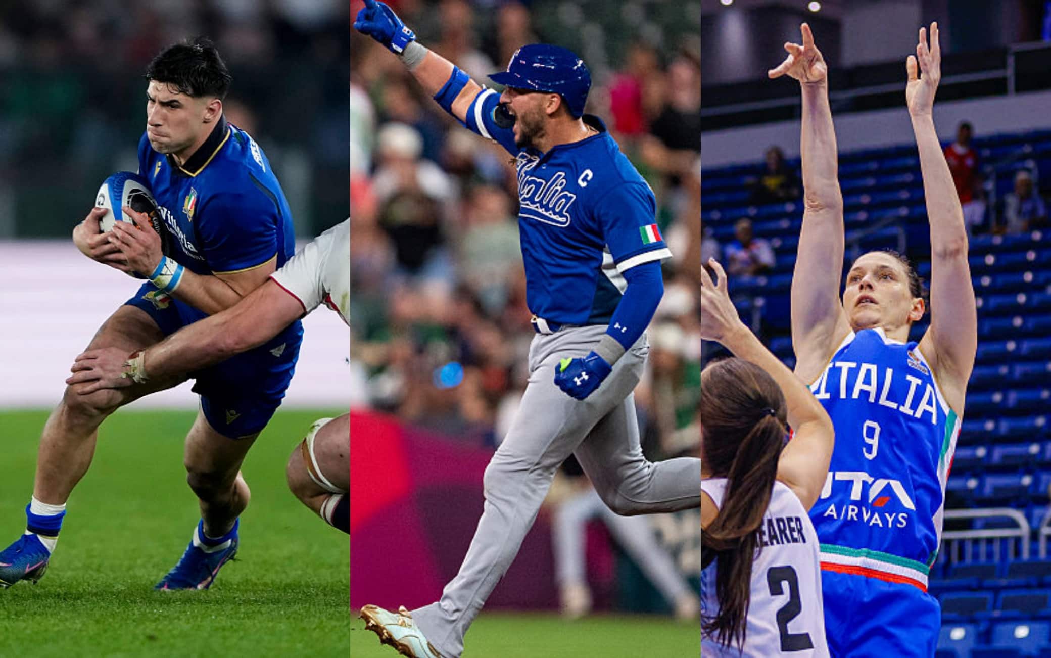 Rugby, baseball, basket: un Super Sabato Azzurro su Sky