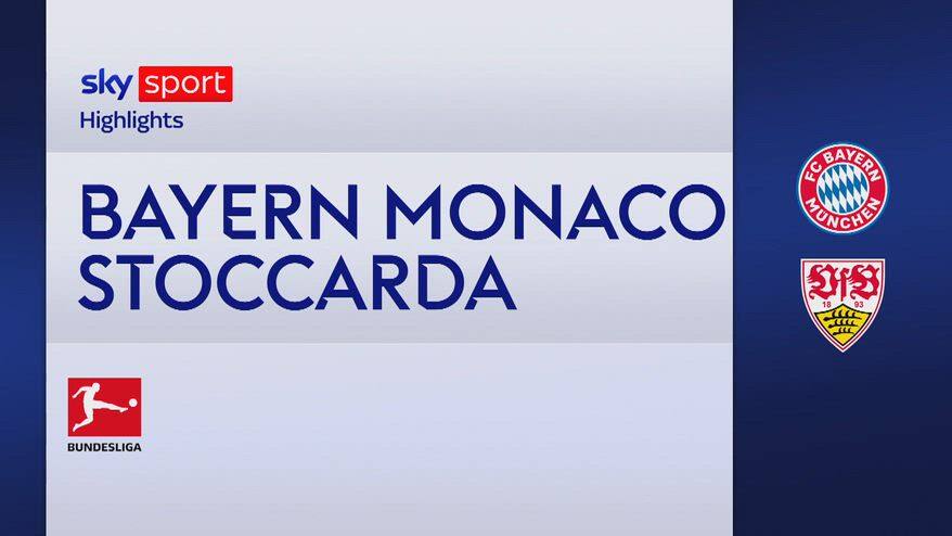 Bayern Monaco-Stoccarda 4-2: gol e highlights