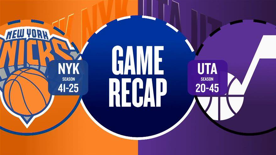 NBA Highlights: Utah-New York 117-134
